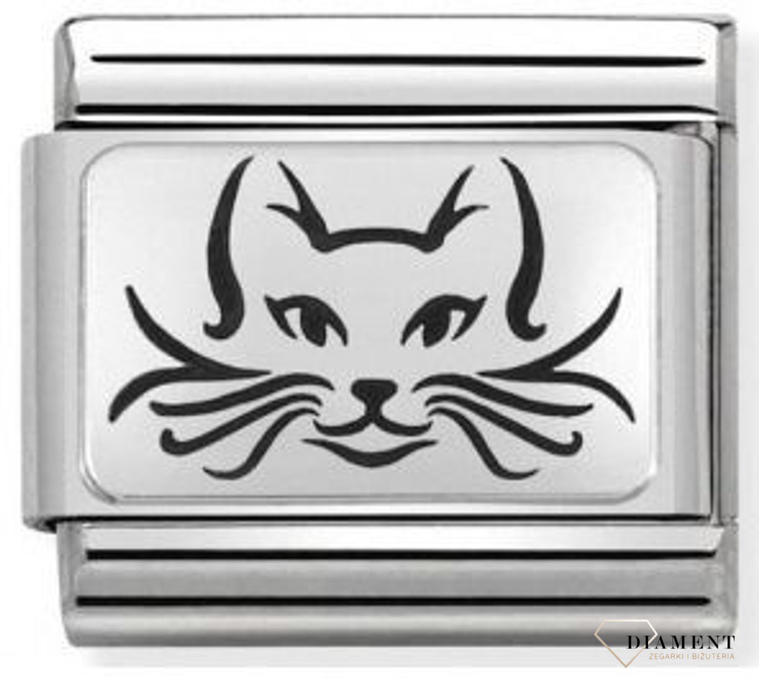 Nomination - Link 925 zawieszka srebro 'Kotek' 330109 05 biżuteria nomination nomination zawieszki nomination baza.jpg